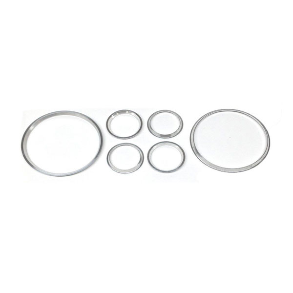 1986 Chevrolet Monte Carlo POLISHED ALUMINUM GAUGE CLUSTER RINGS 6 PIECES | IN1021Z