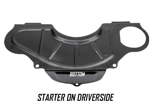 1971 Pontiac GTO/LeMans/Tempest INSPECTION COVER WITH STANDARD HOLE ON (DRIVER SIDE) - LH (METAL) - GM # 9794324 | MT4966Z