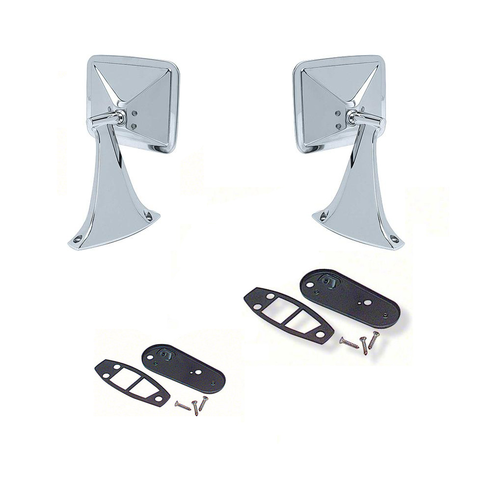 1970 GM Truck OUTSIDE MANUAL DOOR MIRROR; PAIR | XP2002K