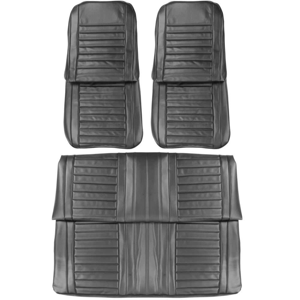 1967 Oldsmobile Cutlass/442/F85 FRONT BUCKETS & REAR BENCH SEAT COVER SET (HOLIDAY PUI) COUPE | IN2922T