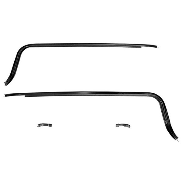 1962 Chevrolet Impala/Caprice/Bel Air TRUNK GUTTER WEATHER STRIP CHANNEL 4 PIECES KIT | BP1011P