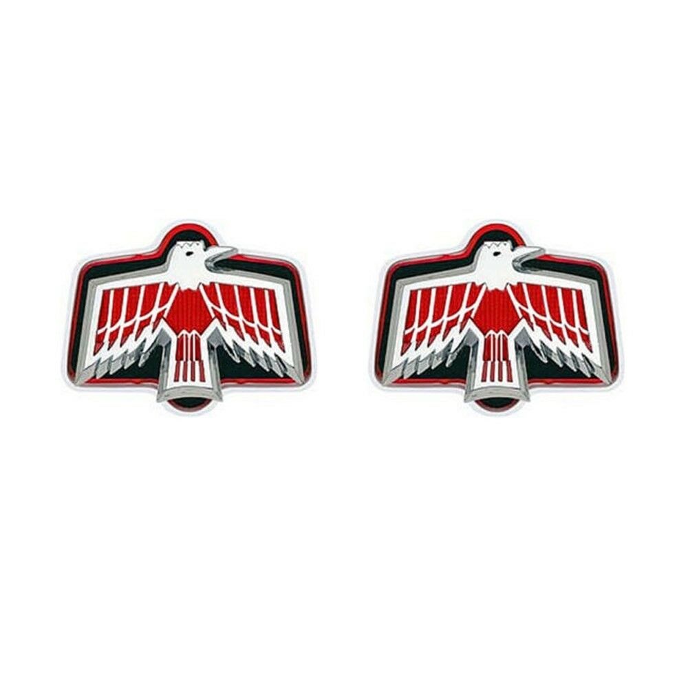 1969 Pontiac Firebird/TransAm REAR QUARTER PANEL SIDE MARKER LENSES & CHROME OUTER BEZELS TRIM ASSEMBLY KIT | XL1006F