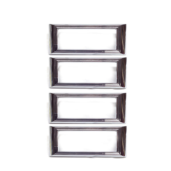 1968 Chevrolet El Camino SIDE LARGE MARKER BEZEL (CHROME) - SET OF 4 | XL1004Z