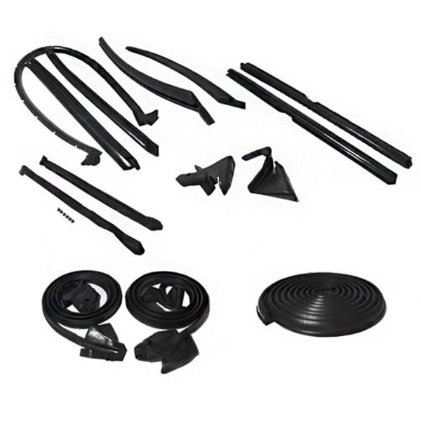 1973 Cadillac Cars WEATHERSTRIP SEAL KIT - 14 PIECES GM B BODY (CONVERTIBLE) - SOLD AS A KIT | WS1004Z