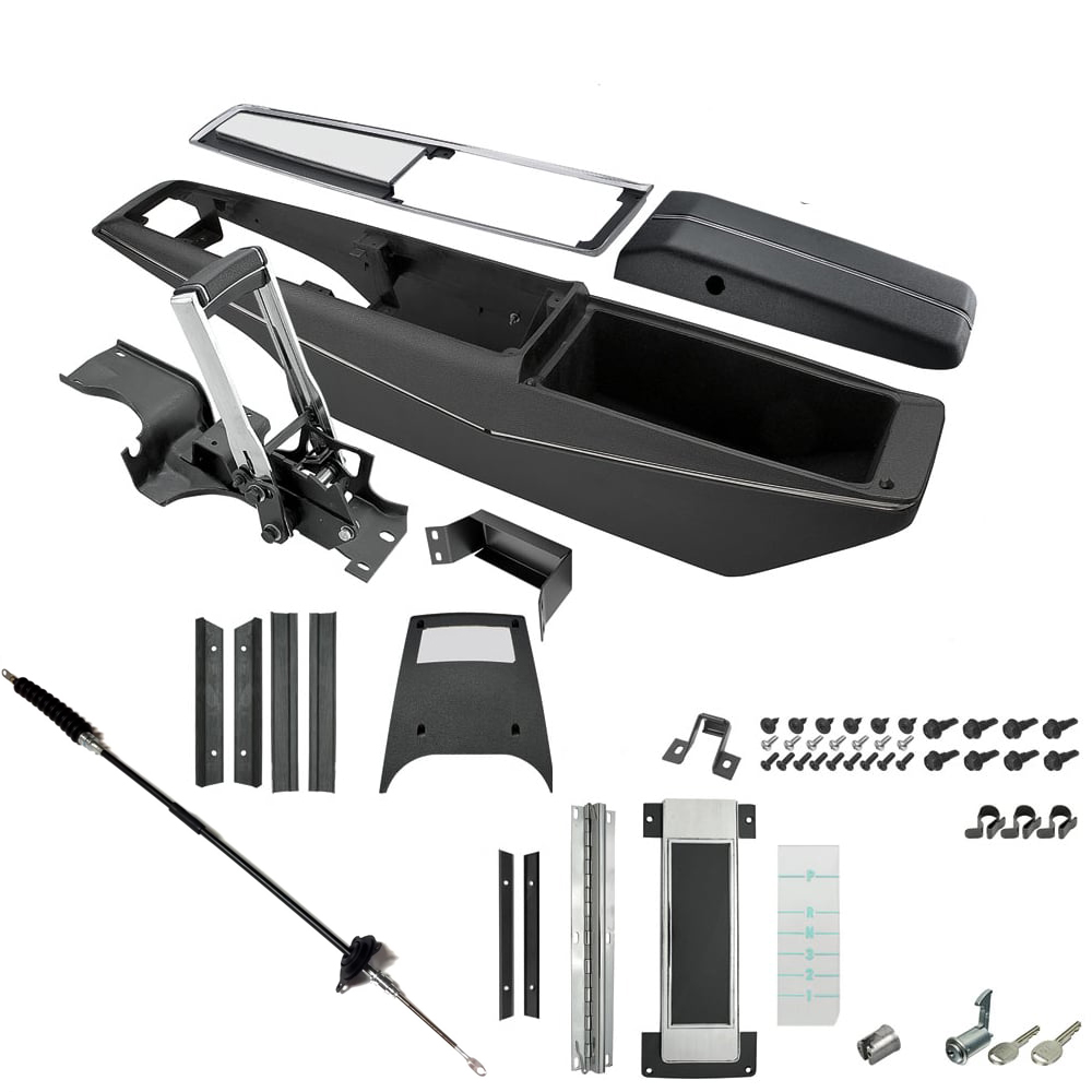 1972 Chevrolet Monte Carlo NEW COMPLETE CONSOLE KIT (TURBO WITH WHITE LETTERS WITH SHIFTER) | CP1641C