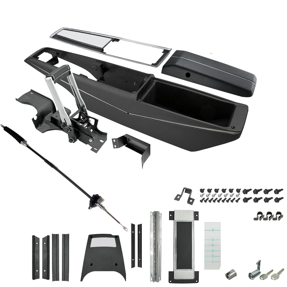 1970 Chevrolet Monte Carlo NEW (TURBO) COMPLETE CENTER CONSOLE KIT WITH SHIFTER AND CABLE | CP1017C