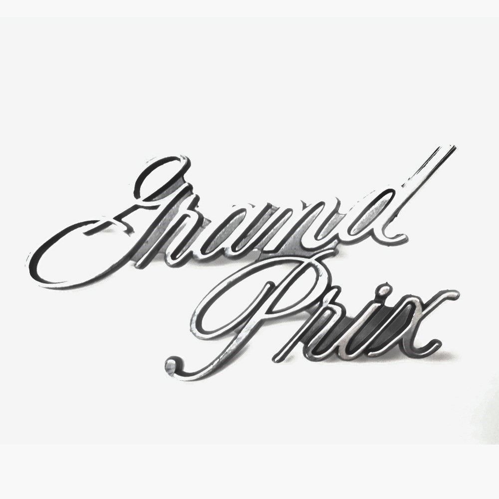 1973 Pontiac Grand Prix 69-UP GRAND PRIX HEADER PANEL EMBLEM (GM # 498675) | 498675