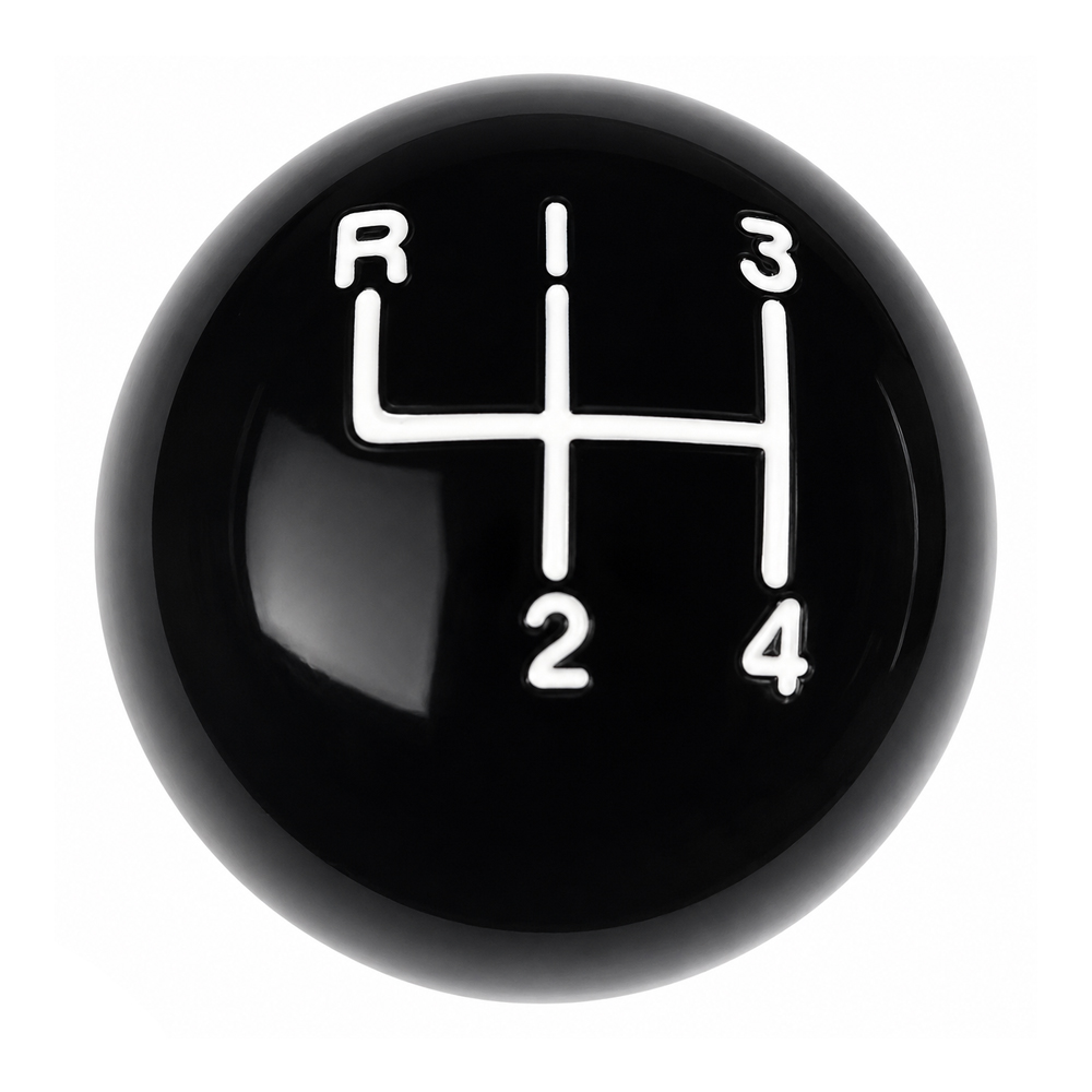 1983 Chevrolet El Camino SHIFT BALL MANUAL BLACK WITH 4-SPEED SHIFT PATTERN 3/8â€ COARSE THREAD | CP1596Z