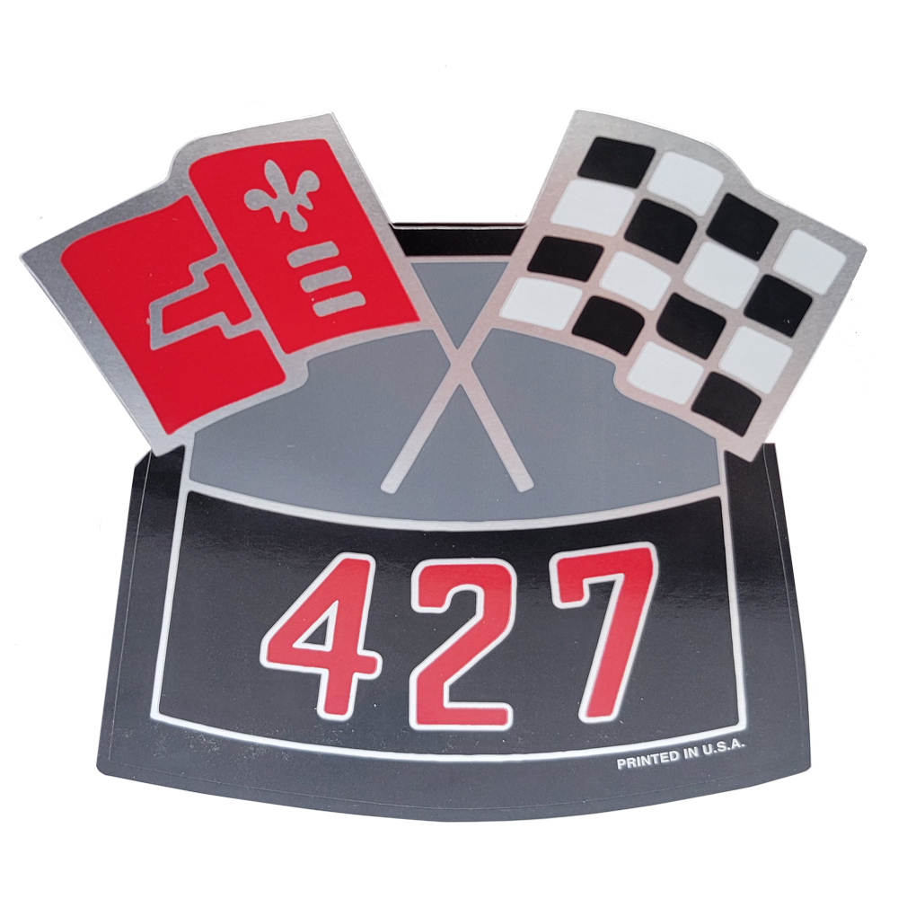 1983 Chevrolet Monte Carlo 427 CROSS FLAG AIR CLEANER DECAL (DC0002) 3902414 | DC1946C