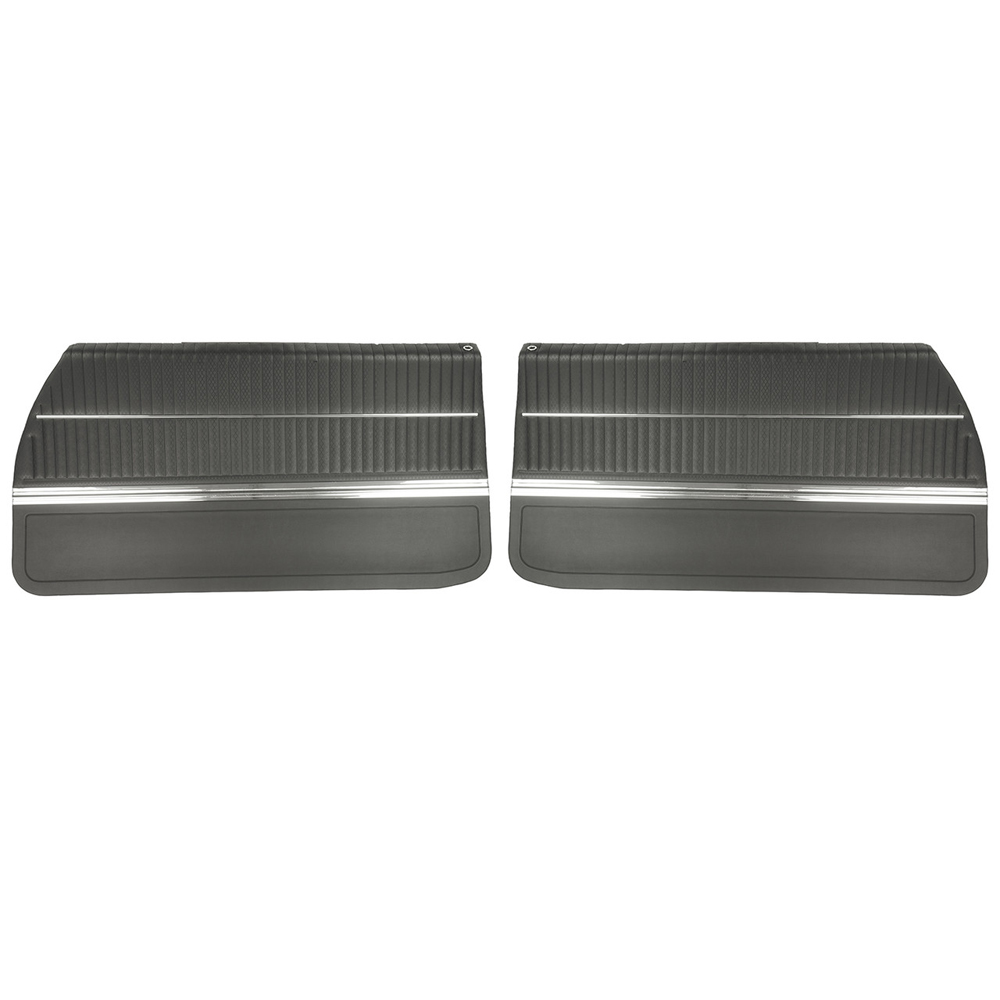 1968 Oldsmobile Cutlass/442/F85 FRONT DOOR PANELS (PUI ASSEMBLED) - PR - ALL 2 DOOR: HARDTOP & CONVERTIBLE (EXC. POST / SEDAN) | IN3137T