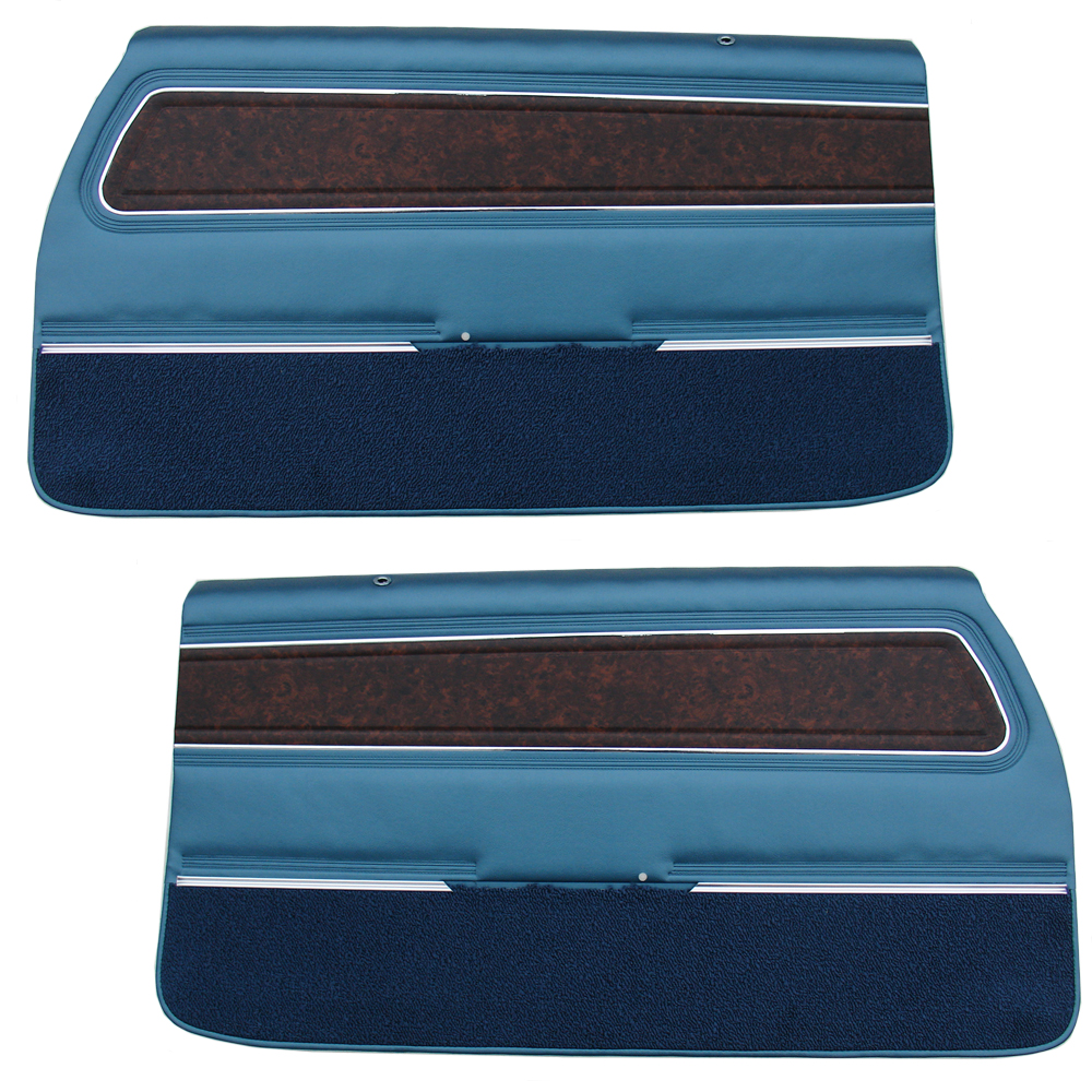 1970 Oldsmobile Cutlass/442/F85 FRONT DOOR PANELS SUPREME & CONVERTIBLE 442 (PUI ASSEMBLED) - PR | IN3140T