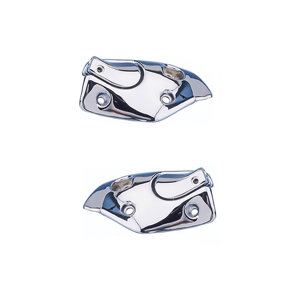 1968 Chevrolet Camaro CHROME SUNVISOR BRACKET (CONVERTIBLE) â€“ PAIR | IN1039F