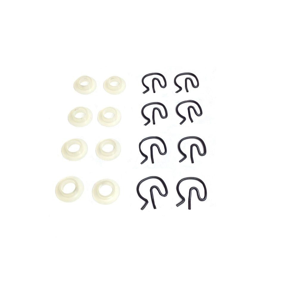 1965 Ford Mustang HURST SHIFTER SHIFT ROD CLIPS AND NYLON BUSHINGS - 8 OF EACH (FOR 4 OR 5 SPEED SHIFTER) (GM # 3320001) | CP2174Z