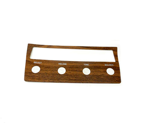 1968 Pontiac GTO/LeMans/Tempest 8 TRACK INSERT - WOODGRAIN FOR DASH MOUNTED 8 TRACK | RD21751G