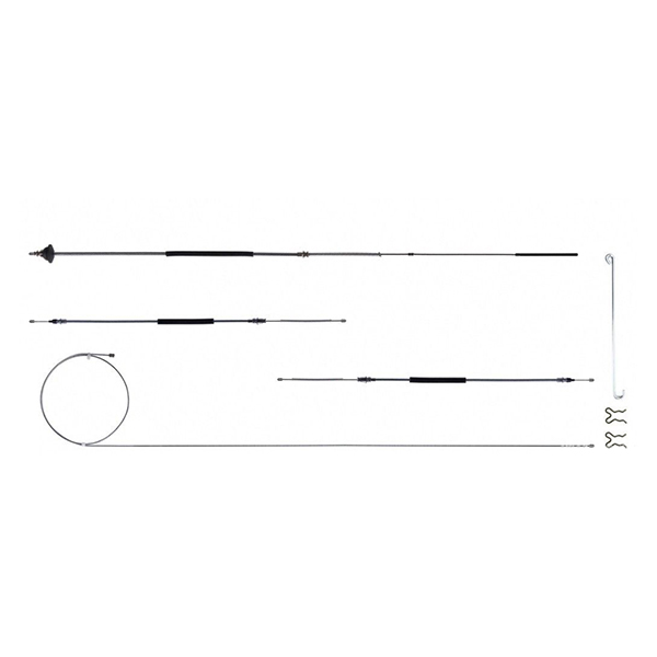 1973 Chevrolet Chevelle/Malibu EMERGENCY BRAKE CABLE FULL SET WITH ALL HARDWARE IN OE MATERIAL RSBCC05 | BR7305V