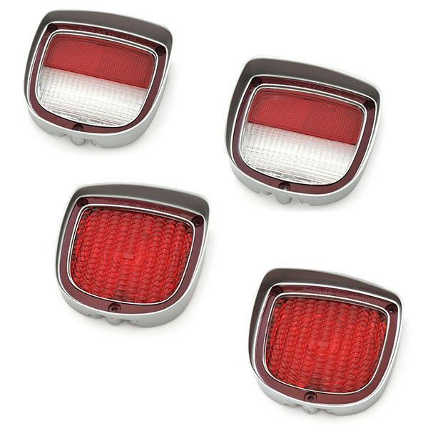 1976 Chevrolet El Camino TAIL LAMP LENS WITH BACKUP - SET OF 4 | XL4072C