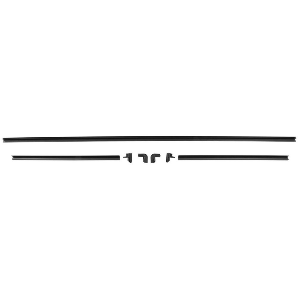1964 Oldsmobile Cutlass/442/F85 INNER REAR WINDOW TRIM COMPLETE (COUPE) - 7 PIECE SET (7210) | IN3389T