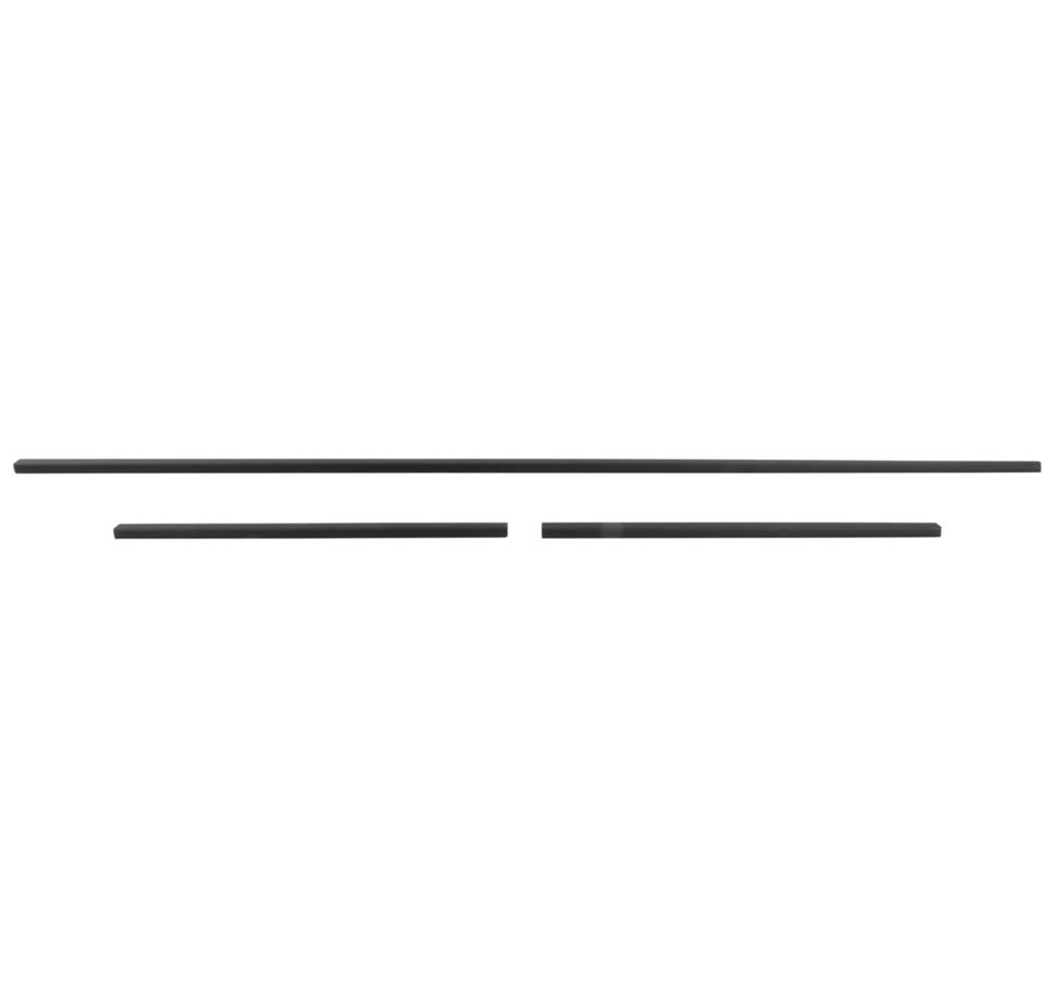 1964 Oldsmobile Cutlass/442/F85 UPPER & SIDE INNER REAR WINDOW TRIM WITHOUT CORNERS (COUPE) - 3 PIECE SET (7211) | IN6120T
