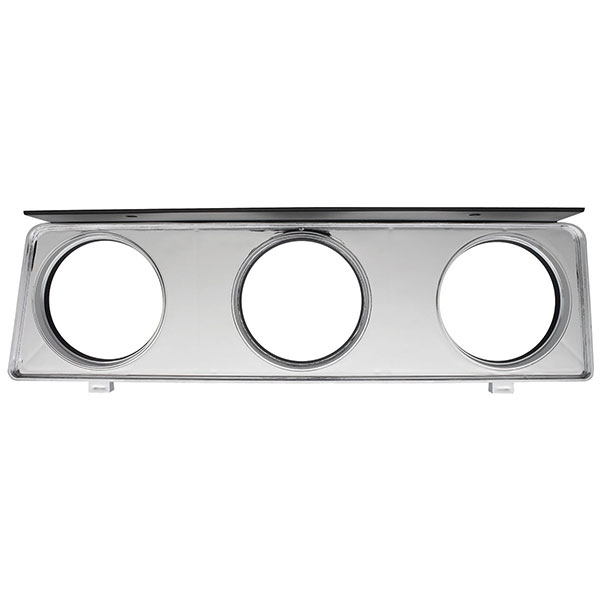 1972 Oldsmobile Cutlass/442/F85 CHROME DASH FACE BEZEL AROUND GAUGES | IN3419T