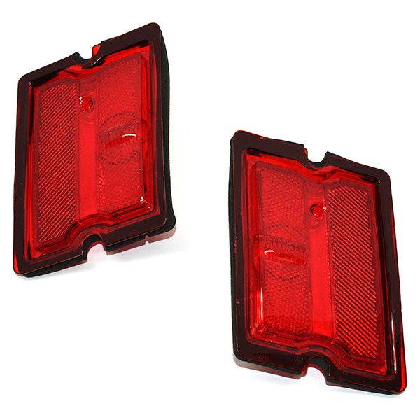 1975 Chevrolet El Camino RIGHT & LEFT HAND REAR SIDE MARKER LIGHT ASSEMBLY, GASKET INCLUDED - PAIR | XL4897E