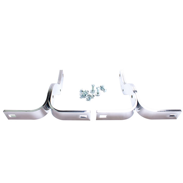 1948 Ford Misc REAR BUMPER BRACKET SET CHROME FITS 1948-52F1/F2 STEPSIDE/1953-72 F100/F250 STEPSIDE | BP4556B