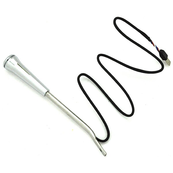 1968 Oldsmobile Full Size TURN SIGNAL LEVER WITH CRUISE CONTROL CHROME WITH BLACK PUSH BUTTON GM # 563060 | 563060