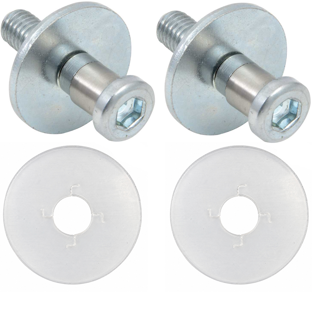 1981 Pontiac Firebird/TransAm NEW DOOR LOCK STRIKER BOLT KIT WITH PLASTIC WASHERS , ALLEN HEAD - REPLACES GM 20151275 | BP2126Z