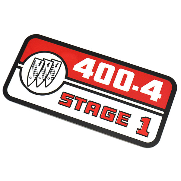 1969 Buick Skylark/GS/Regal/GN NEW STAMPED METAL 400-4 STAGE 1 VALVE COVER DECAL - EA | DC2708S