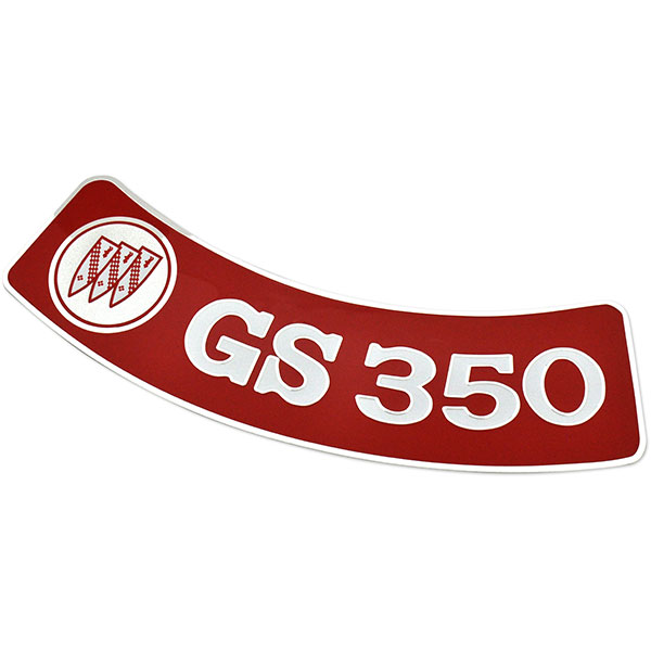 1971 Buick Skylark/GS/Regal/GN NEW STAMPED METAL GS 350 AIR CLEANER DECAL - EA | DC2704S