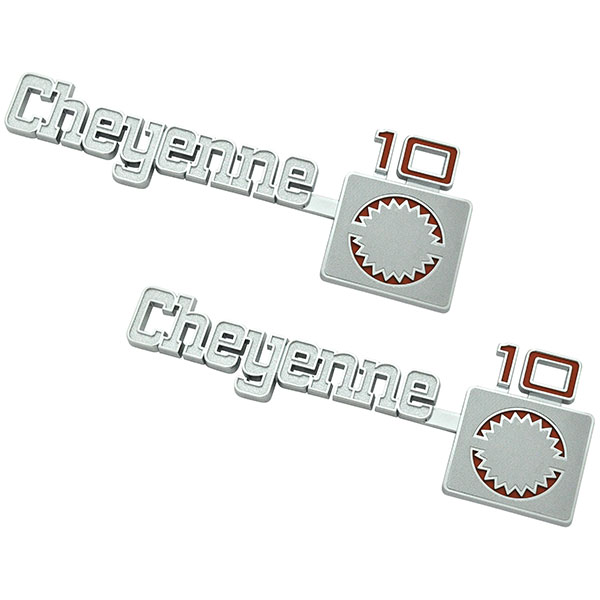 1979 GM Truck CHEVY CHEYENNE Â½ TON â€œCHEYENNE 10â€ FRONT FENDER EMBLEM SET GM # 14016636 â€“ PAIR | 14016636