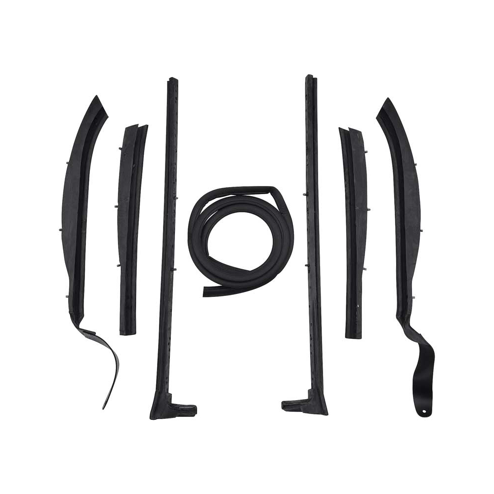 1960 Pontiac Full Size CONVERTIBLE TOP WEATHERSTRIP KIT (A & M #W2092) 7 PIECE KIT (B BODY) | WS9668Z