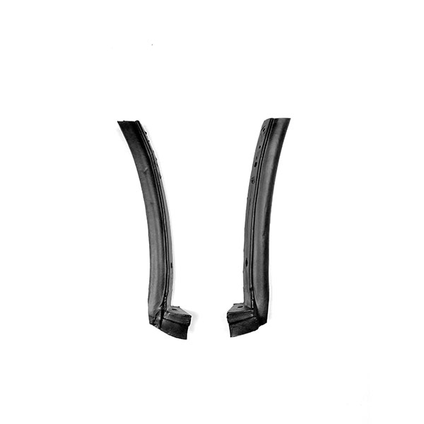 1991 Chevrolet Corvette SIDE UPPER FRONT WEATHERSTRIP KIT (LATEX) DRIVER SIDE & PASSENGER SIDE GM # 17987731 & 17987732 | 17987731