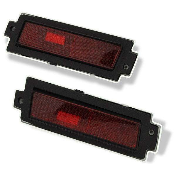 1985 Chevrolet Monte Carlo REAR SIDE MARKER LENS SET â€“ PAIR, INCLUDES GASKET GM # 5971900 - 5971899 | XL1017M