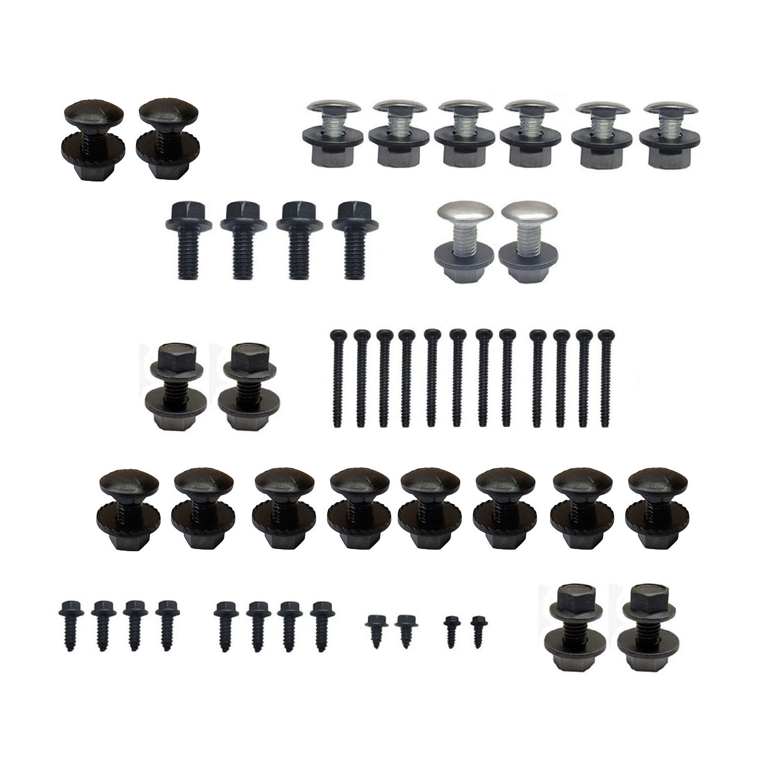 1970 Buick Skylark/GS/Regal/GN BUMPER BOLT KIT (CARRIAGE BOLT STYLE FOR FLINT MICHIGAN BUILT CARS) | BP1044S