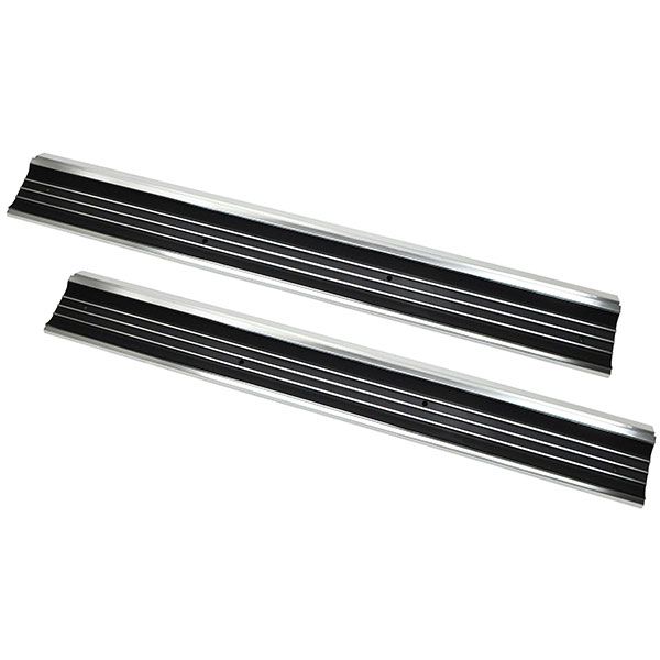1968 Chevrolet Corvette DOOR SILL PLATE CARPET MOLDING WITH MOUNTING SCREWS, REPLACES GM # 3912660 PAIR | 3912660