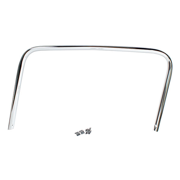 1957 GM Truck DOOR FRAME MOLDING INNER TRIM STEEL CHROME GM # 3712205 - LH | 3712205