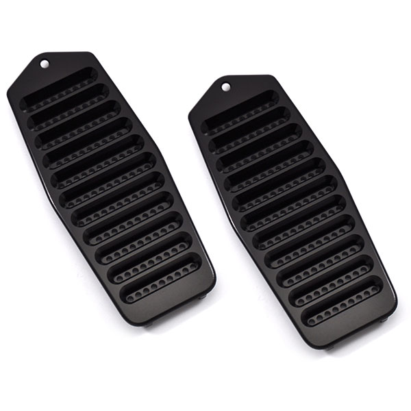 1982 Pontiac Grand Prix 69-UP DOOR JAMB VENTS (BILLET ALUMINUM) BLACK ANODIZED â€“ PR | BP4302Z