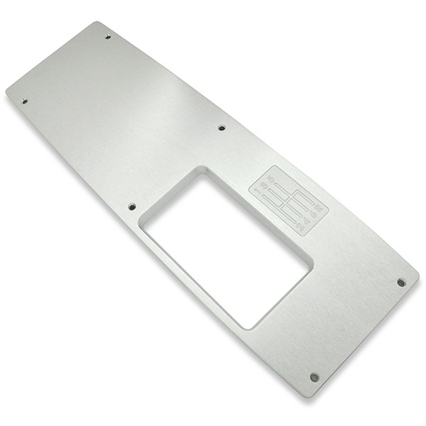 1969 Chevrolet Camaro BILLET ALUMINUM CONSOLE TOP PLATE COVER (6-SPEED MANUAL, REVERSE DOWN) BRUSHED | CP3370R