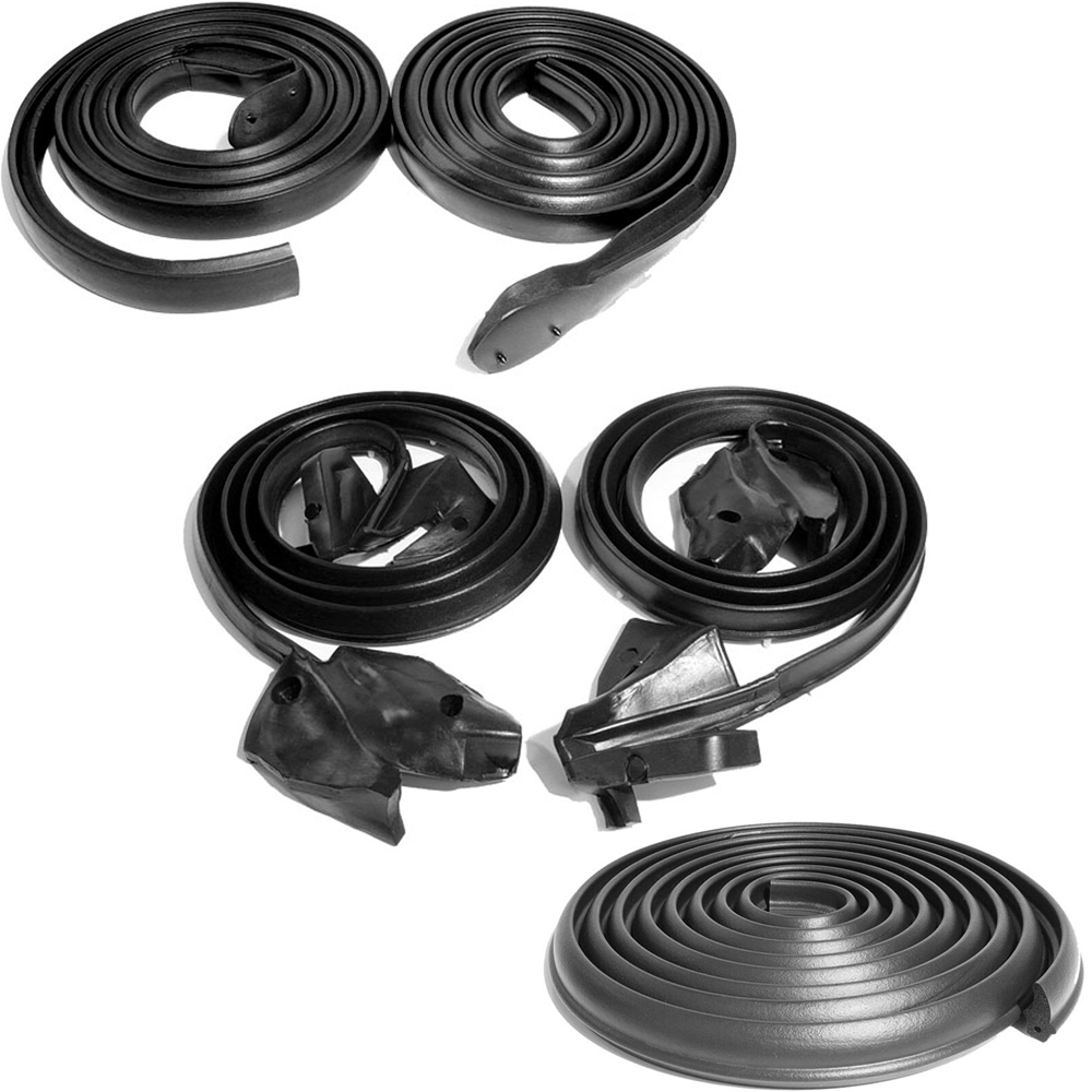 1973 Pontiac Grand Prix 69-UP WEATHERSTRIP SEAL KIT 2 DR HARD TOP-SPORT, 5 PCS KIT (BODY STYLE # ENDING IN 57) 82