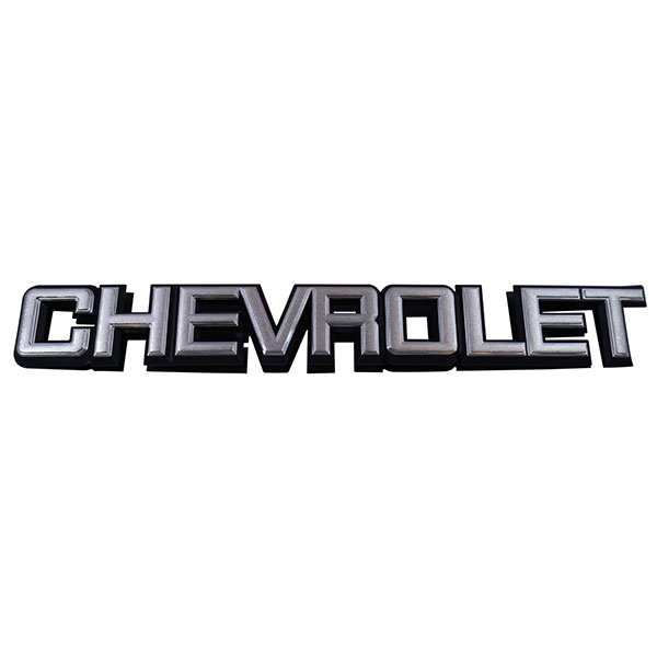 1983 GM Truck TAILGATE TRIM PANEL EMBLEM GM 14027523 (CHEVY TRUCK, BLAZER) | EM9654K