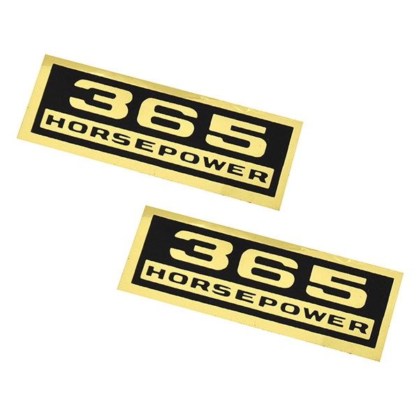 1965 Chevrolet Chevelle/Malibu 365 HP VALVE COVER DECALS â€“ PAIR (DC0307) 3850520 | DC5520V