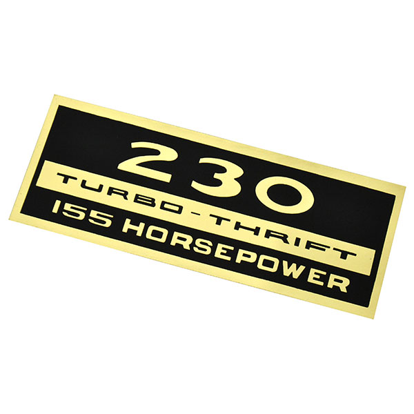 1964 Chevrolet El Camino 230 TURBO-THRIFT 155 HP VALVE COVER DECAL (DC0216) 3851716 | DC1716C
