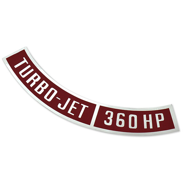 1966 Chevrolet El Camino TURBO-JET 360 HP AIR CLEANER DECAL (DC0113) 3981063 | DC1946V