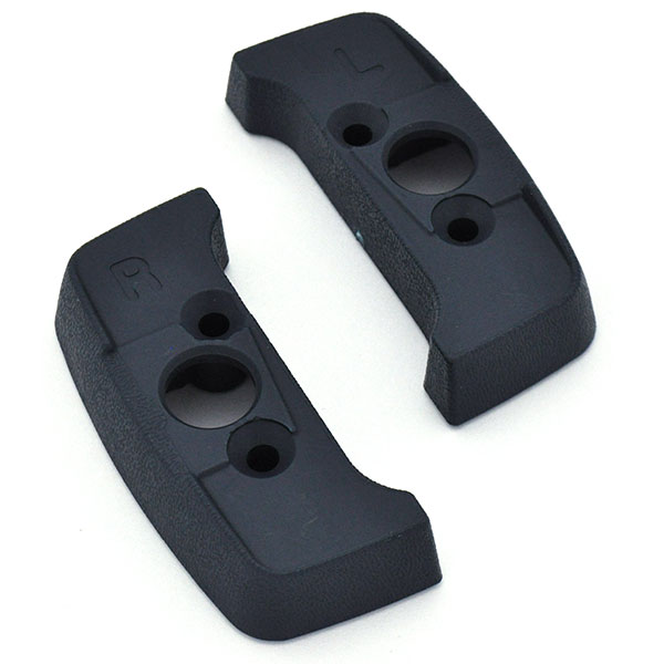 1976 Pontiac GTO/LeMans/Tempest SEAT BELT SHOULDER GUIDE ESCUTCHEON ON SEAT GM #'S 20552361 & 20552362 (BLUE) - PAIR | IN1242Z