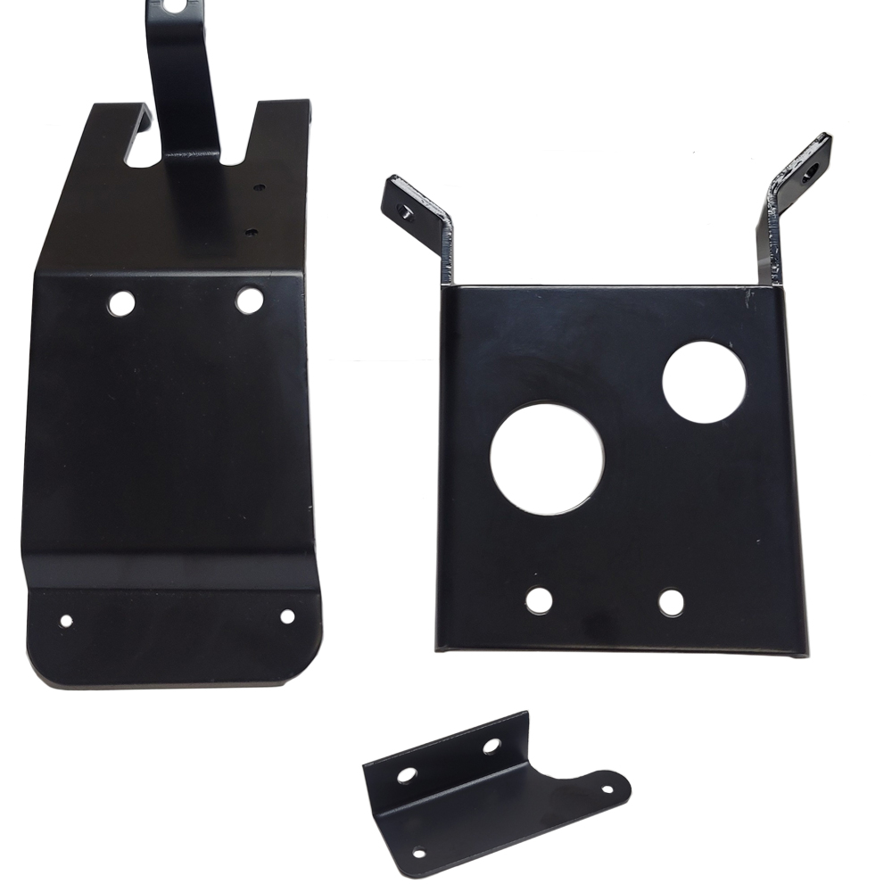 1970 Oldsmobile Cutlass/442/F85 DUALGATE SHIFTER MOUNTING INCLUDES 3 BRACKETS ALSO INCLUDES BRACKET FOR 70 TO MOUNT NEUTRAL SAFETY SWITCH TO HURST SHIFTER | CP1586T