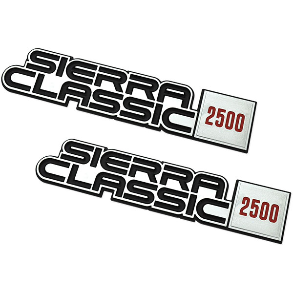 1986 GM Truck SIERRA CLASSIC 2500 TRUCK FRONT FENDER EMBLEM GM 14056465 â€“ PR | EM1710K