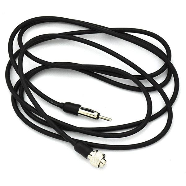 1980 Pontiac GTO/LeMans/Tempest FRONT ANTENNA COAX CABLE, FOR POWER OR MANUAL ANTENNA. 7FT LONG WITH SCREW & MALE END FOR RADIO | RD9041Z