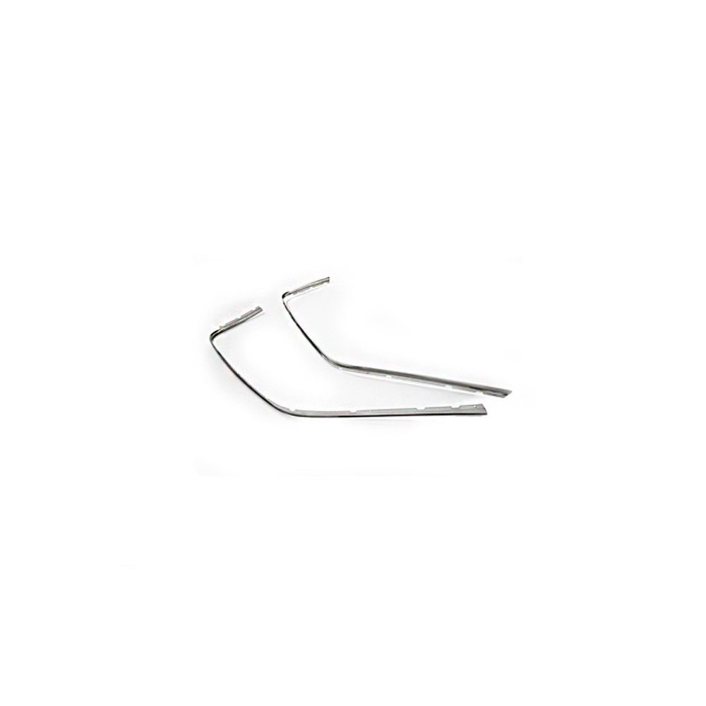 1965 Ford Mustang ROOFRAIL TRIM MOULDING STAINLESS STEEL DOOR SASH ESCUTCHEON - PAIR | XP2065U