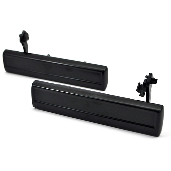 1988 Pontiac GTO/LeMans/Tempest OUTSIDE BLACK DOOR HANDLE GM #20332646 / 20332647 PAIR | XP2648Z
