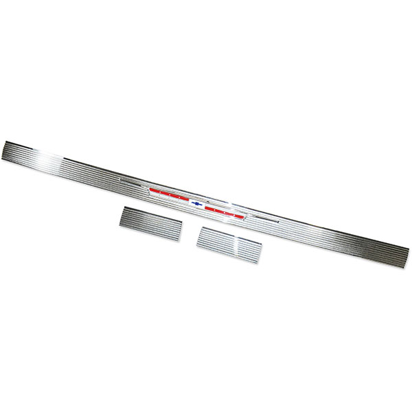 1964 Chevrolet Chevelle/Malibu REAR TRUNK LID MOLDING TRIM WITH BOWTIE EMBLEM & CHROME TAIL LAMP MOLDINGS â€“ 3 PC SET | XP6465V